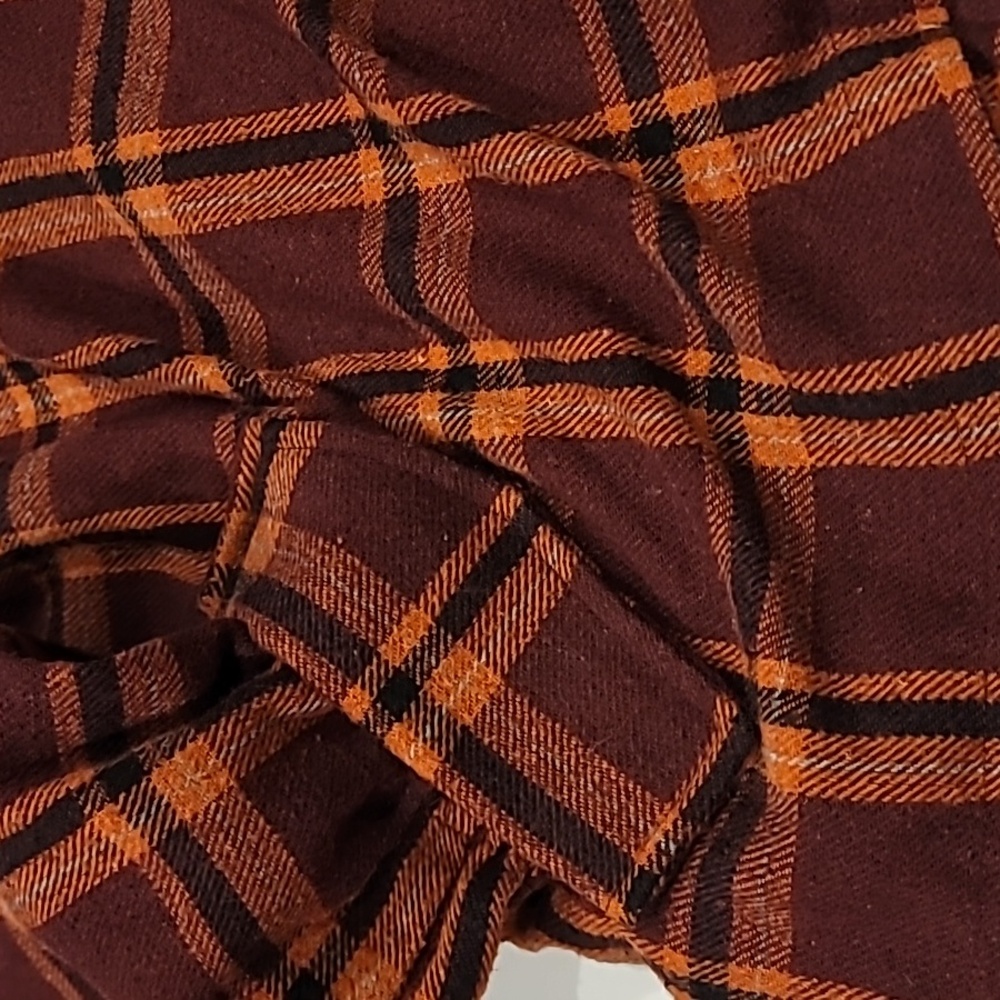 Fashion Nova Outdoor Plaid All In One Shirt Hoodie Top XL - Picture 9 of 17